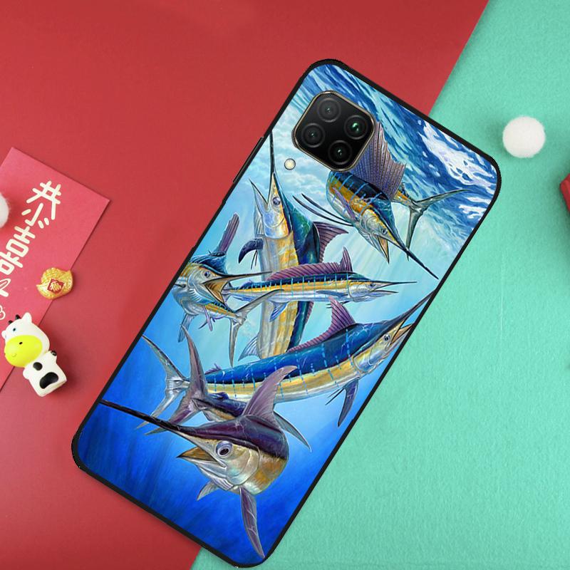 Fishing Gear Fish For Huawei Nova 9 10 SE 11 Pro 7i 8i 11i 12i Y73 Y72 Y61 Y91 Y90 Y70 Y60 P30 P40 Lite Case