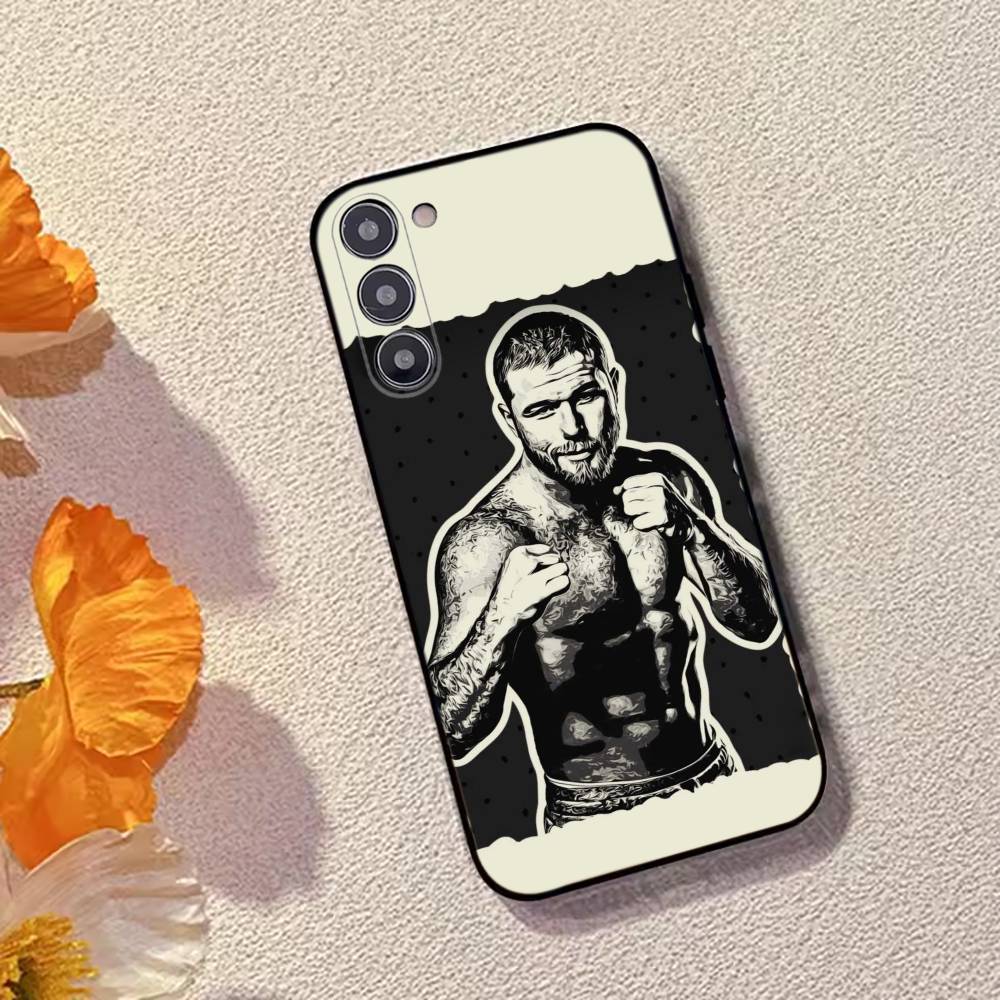 Mexico Boxing Canelo Alvarez Phone Case For Samsung Galaxy A73,A72,A71,A70,A53,A52,A51,Soft Silicone Black Cover