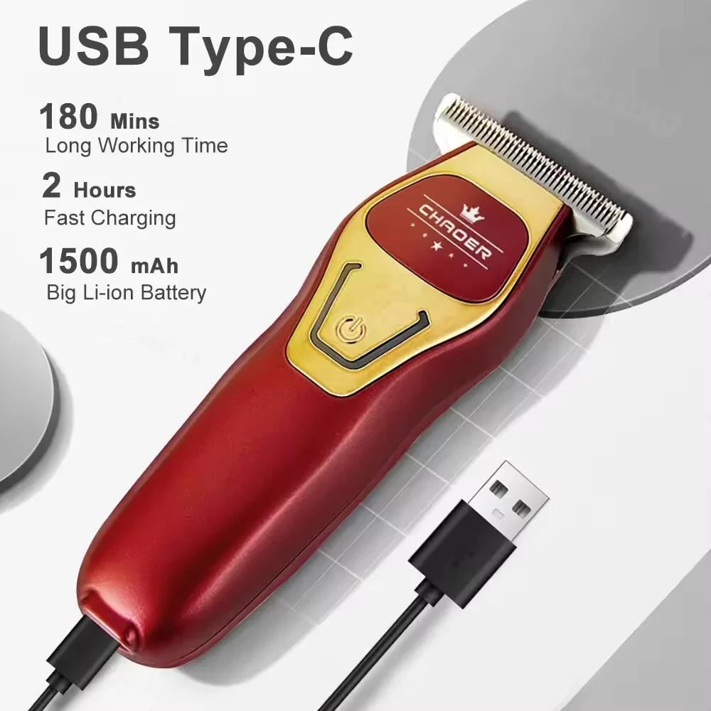 Trymer do włosów Mini Przenośna Elektryczna Maszynka do Włosów Akumulatorowa Mała Maszynka do Włosów Trymer do Włosów na Łysą Głowę Golarka do Strzyżenia Włosów Fryzjerska