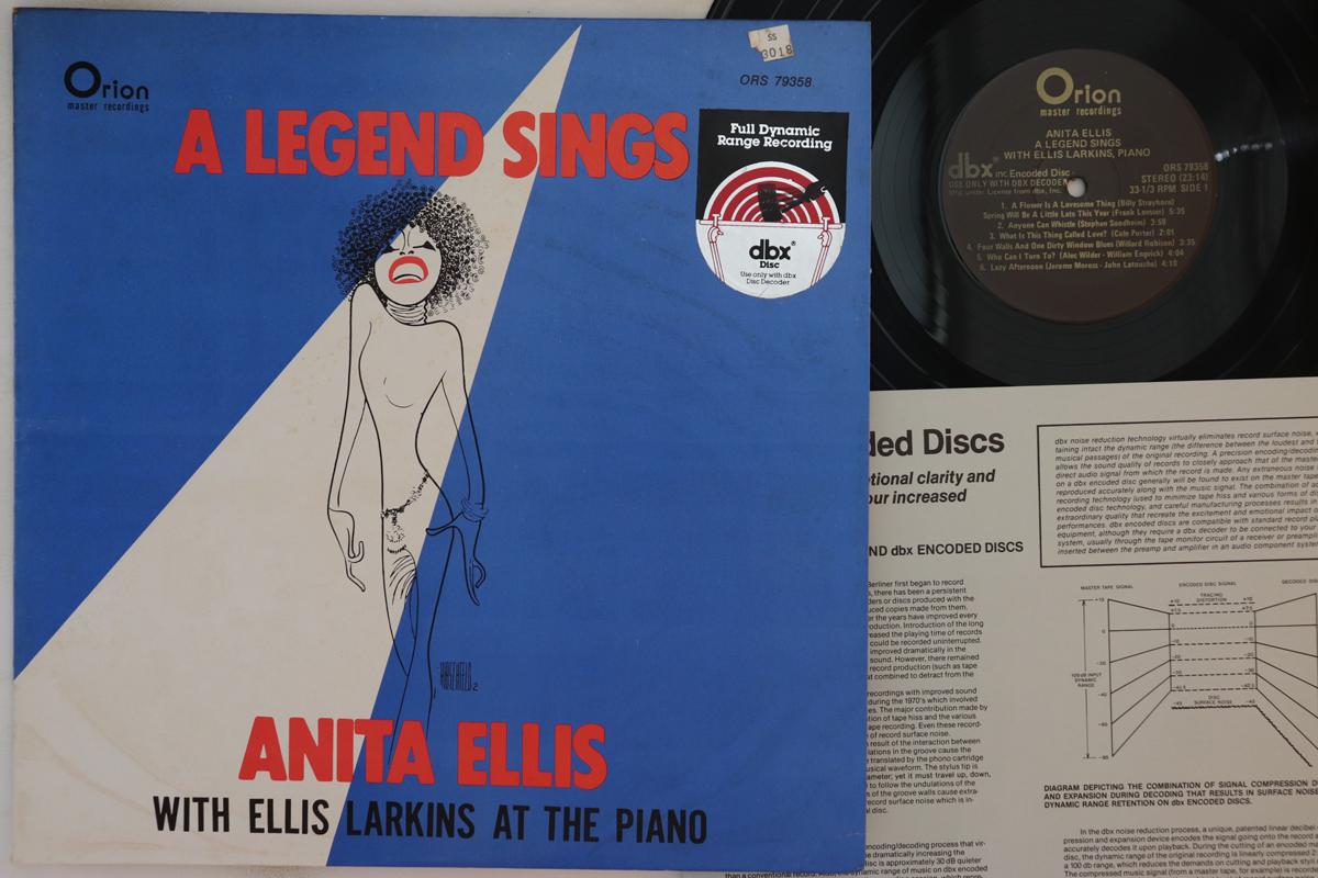 

LP Record ANITA ELLIS A Legend Sings ORS79358 ORION 1979 US Jazz Used