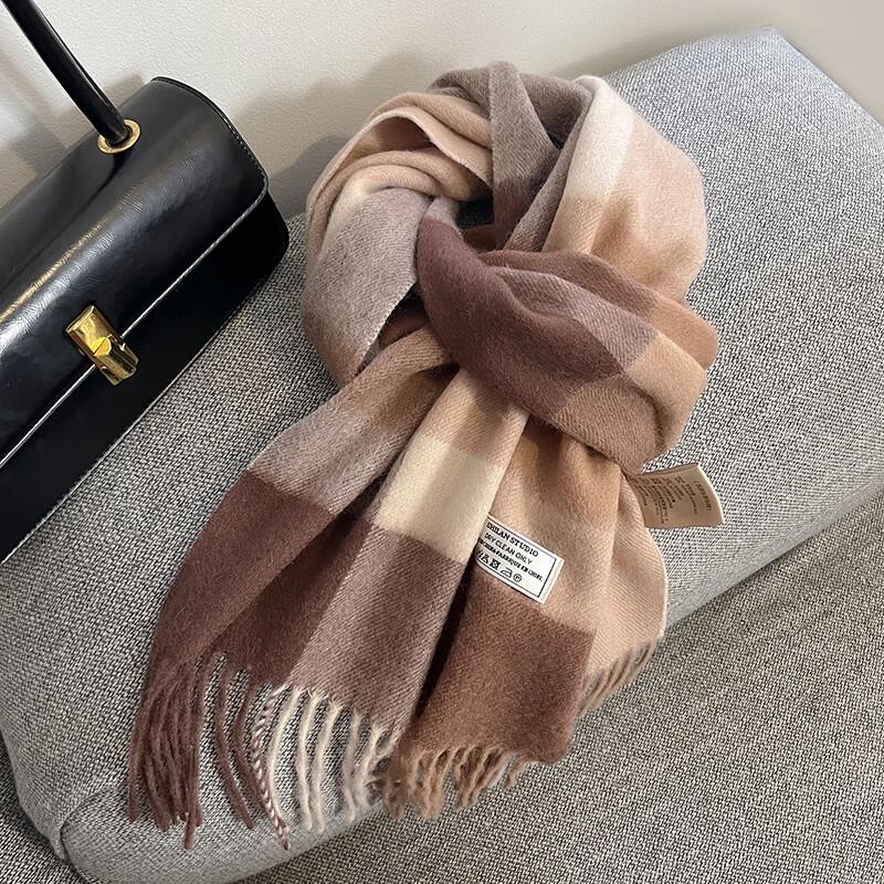 Junbie Graphene Heated Plaid Winter Scarf