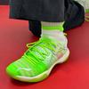 Li Ning Roar 2 Cushioning Support High top Badminton Shoes Unisex Neon Tender Green/Standard White AYAQ011-3 /