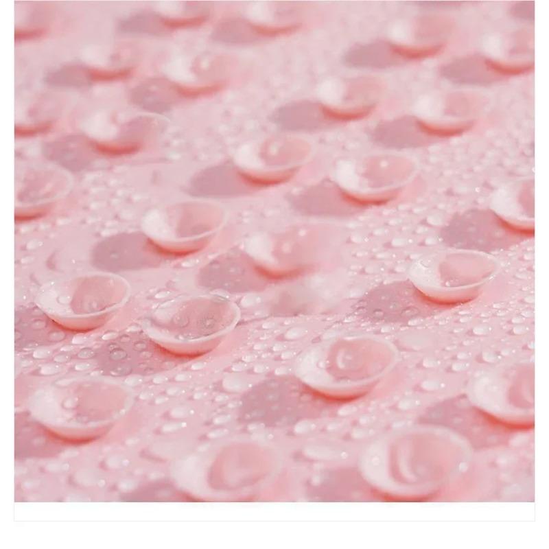 Shower Foot Back Scrubber Silicone Bath Massage Pad Bath Massage Cushion Brush with Suction Cups Wash Foot Mat Exfoliating Brush