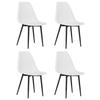 VidaXL 4x Chaises de Salle à Manger Sièges de Cuisine Chaises à Dîner Chaises de Repas Meubles de Cuisine Maison Intérieur 338043