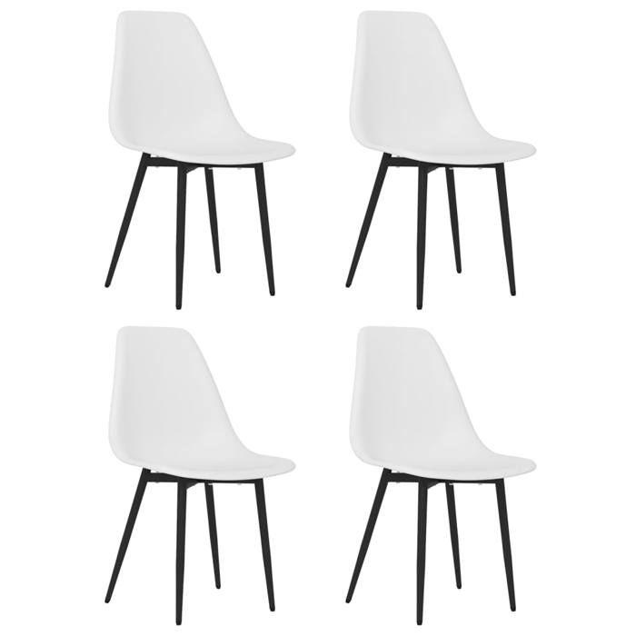 VidaXL 4x Chaises de Salle à Manger Sièges de Cuisine Chaises à Dîner Chaises de Repas Meubles de Cuisine Maison Intérieur 338043