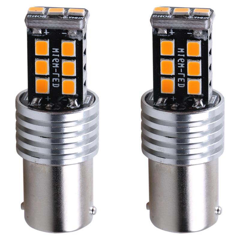 2pcs LED 1156 BA15S P21W 1157 BAU15S PY21W P21/5W BAY15D For Car Truck ATV Light Canbus 5630SMD Turn Signal Lamp DRL Bulb 12V24V