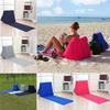 Camping Wedge Chill Inflatable Beach Chair Festival Lounger Pillow Cushion Seat