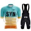 Herren Fahrradtrikot Shorts Set Schnelltrocknend Kurzarm Radsportbekleidung Rennrad Mountainbike
