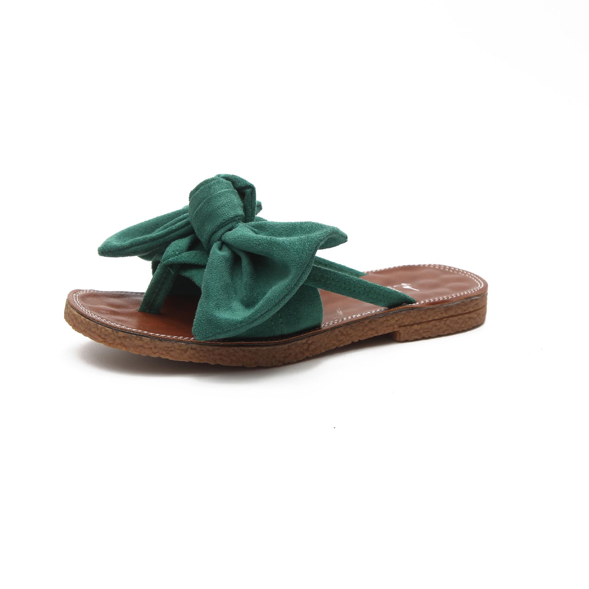 Женские тапочки с украшением в виде банта Легкие дышащие удобные женские шлепанцы 40 1514₽