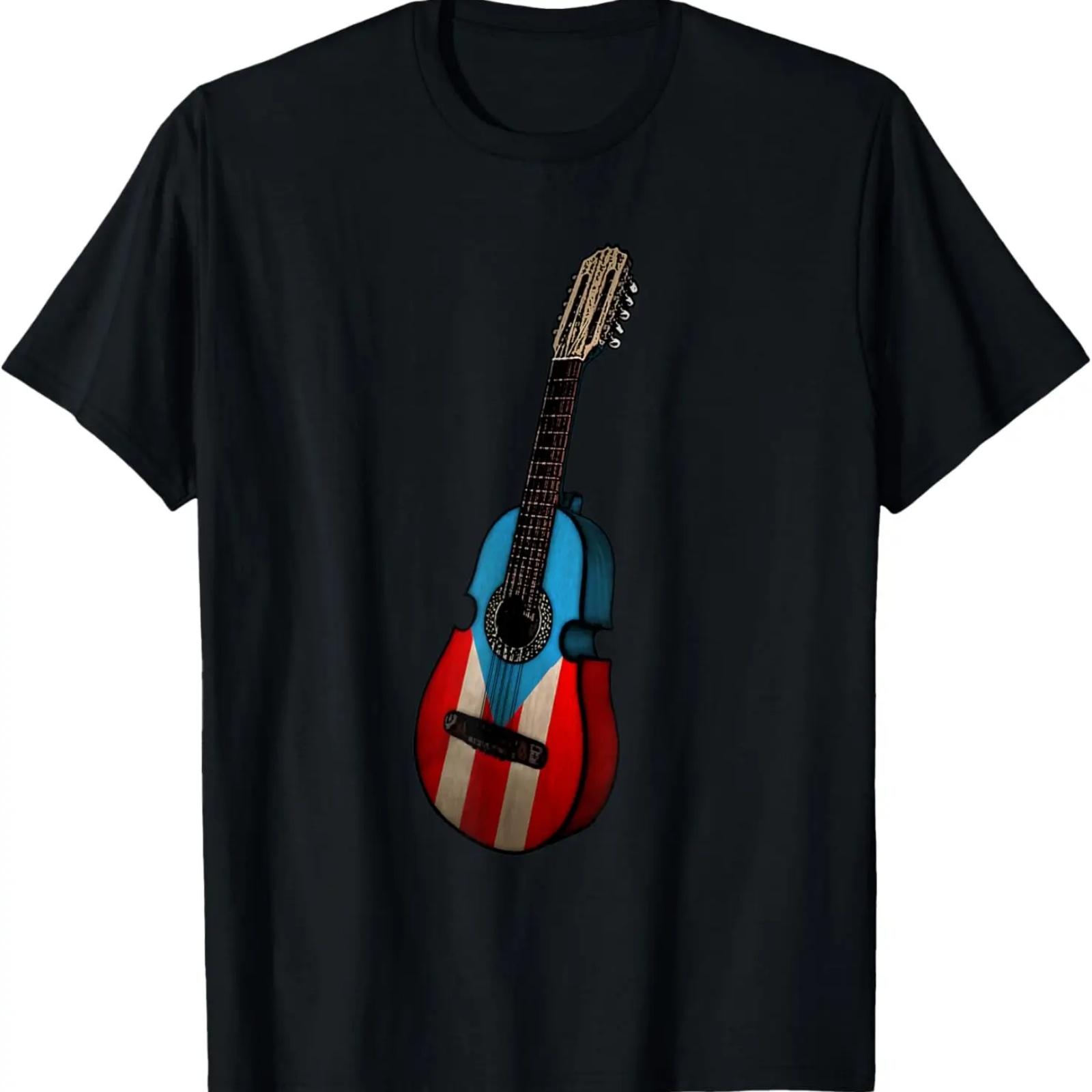 

Puerto Rican Flag Cuatro Boricua T-Shirt XXXXXL чёрный