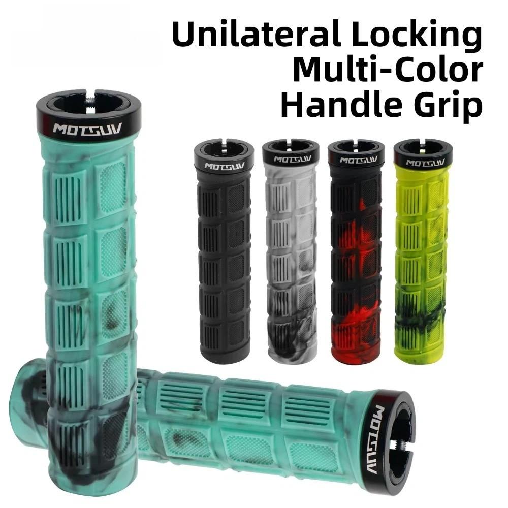 Non-Slip Rubber Bicycle Grips Aluminum Alloy Lockring Handle Bar Grips Cycling Accessories