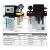 HLTNC 1L 2L Schmierstoffpumpe Automatische Schmierölpumpe mit Manometer CNC Elektromagnetische Schmierpumpe Schmierer