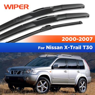 Front & Rear Wiper For Nissan X-Trail T30 2000-2007 2001 2002 2003 Wiper Blades Windshield Windscreen Window Brushes 24"+17"+16"