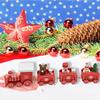 Christmas Decorations Christmas Wood Small Train Children Kindergarten Festive