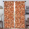 Set Of 2 Elegant Painted Design Room Curtains Camera Window Curtain Home Interior Shades Tulle Bedroom Living For Sleeping Area Made Polyester
