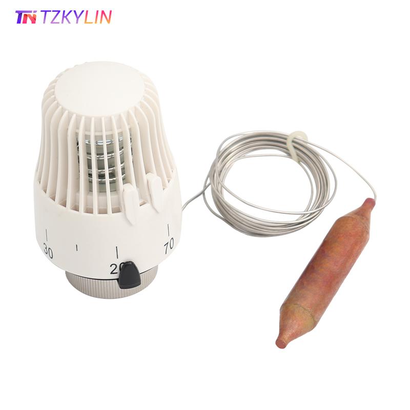 Thermostatic Radiator Control M30×1.5 Three Way Mixing Valve with Thermostatic Capillary Remote Sensor Setting Range 30-70 °C7