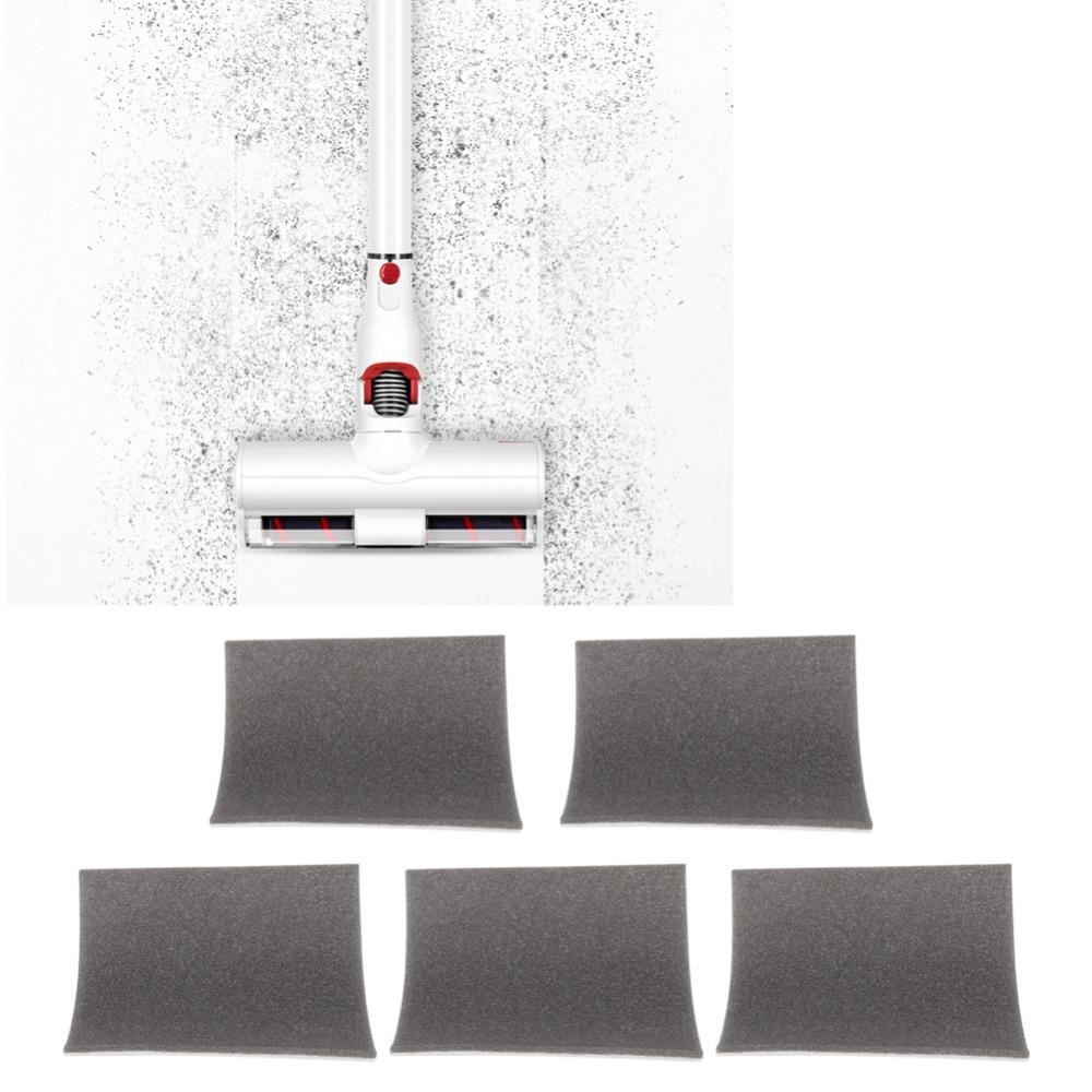 5PCS Grey Vacuum Cleaner Sponge Filter Washable Sponge Filter Screen  For Vacuum Cleaner