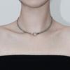 Baroque Stone Flat chain necklace