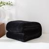 1pc Black Blanket Flannel Plaid Bed Blankets Plain Color Bedsheet Sofa Towel Nap Shawl Soft Blanket Plaids manta (No Pillowcase)