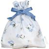 LaboClip Drawstring Bag, Soule Fleur, Blue, A26-SFKK-BL