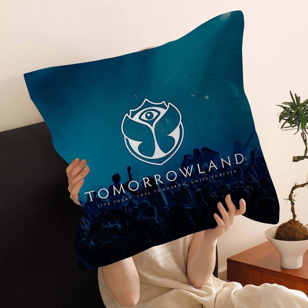 Tomorrowland Music Cushion Cover Pillow Cover Decor Pillowcase Printed Cushion Case For Couch