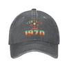 Punk Cotton Vintage  Cool Birthday Gift Idea Baseball Cap for Unisex Women Breathable Dad Hat Outdoor
