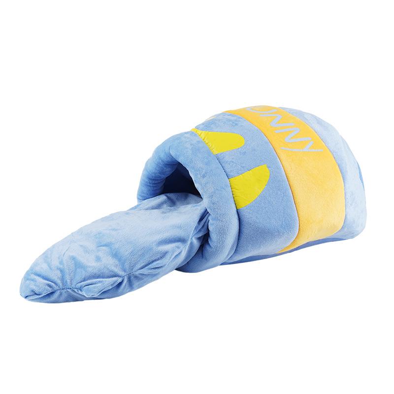 "Tetora Pet Nest: Semi-Enclosed Autumn/Winter Bed for Cats & Dogs"