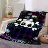 1 Stück Schämeldruck Leichte Flanelldecke, Bequeme und Warme Decke, für Camping Sofa Bett und Couch Büro, Geschenk
