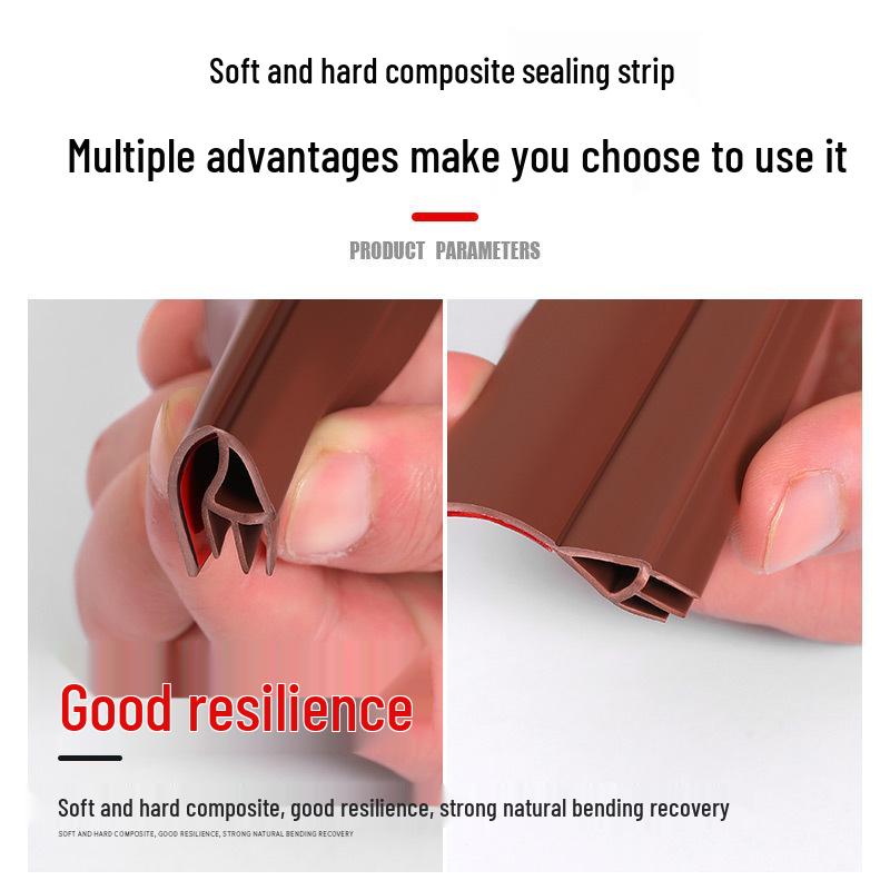 Bandă de Etanșare Fonică și Antivânt pentru Partea Inferioară a Ușii