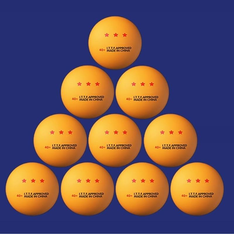 10 Pcs Durable PingPong Ball 3-Star Table Tennis Ball Standard Table Tennis Ball Outdoor Sports Accessories Durable