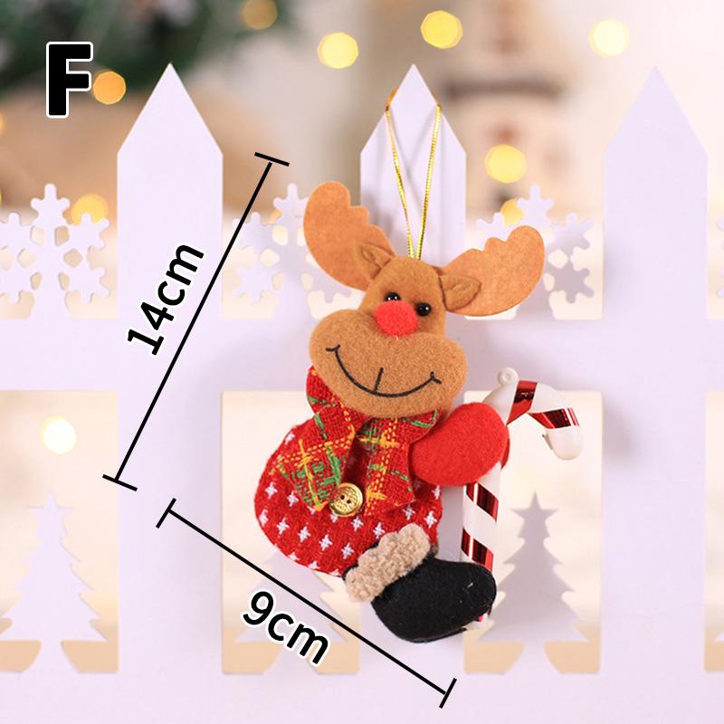 1PC Craft Hanging Pendant Gift Christmas Doll Cloth Decor Xmas Tree Ornament For Home Kids Toys