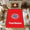 Fc Bayern München (7) Customize your name rug, office chair cushion, home bedroom living room gift.
