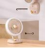 New Wall-Mounted Mini Portable Desk Fan with USB Charging, Strong Wind Power for Dorms and Homes