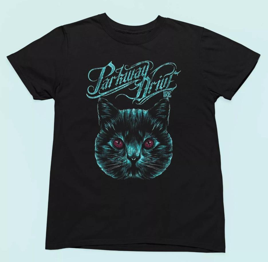Parkway Drive Cat Gothic Metalcore Band Graphic T-shirt, Size S-4XL