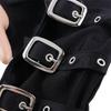Silk Hip hop Cosplay Men Fashion Accessories Belt Rivet Half-finger Gloves Arm Cover Punk Wristband
