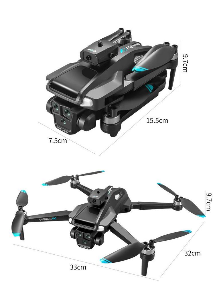 5G M22MAX 4.5-Inch Screen-Control Quadcopter with Optical Flow, Obstacle Avoidance, and Brushless ESC.