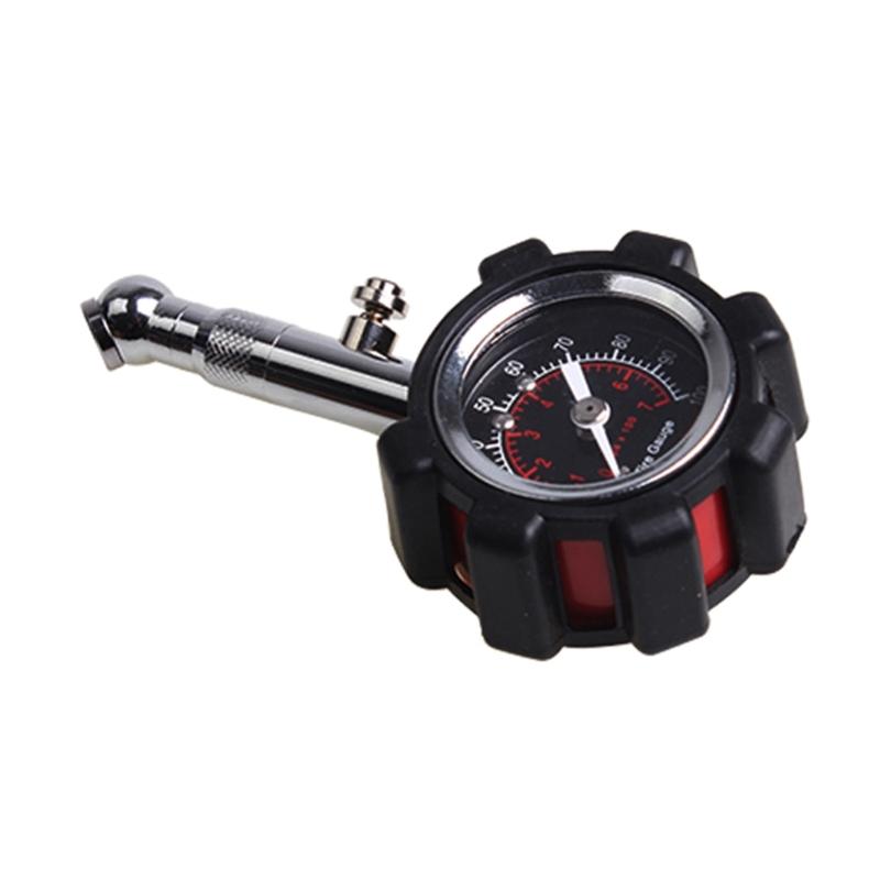 100PSI Car Motorcycle Tires Pressure Gauge Manometer Dial Air Pressure Meter