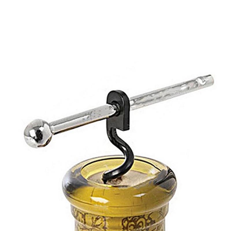 Multifunctional Stainless Steel Metal Corkscrew Wine Beer Bottle Cap Opener 1pc ARI