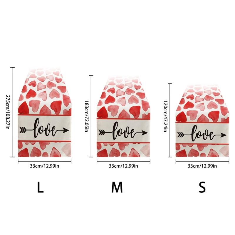 Exquisite Valentine's Day Table Cloth Tablecloth Valentine's Day Celebration Dinner Decoration Perfect for Daily Use