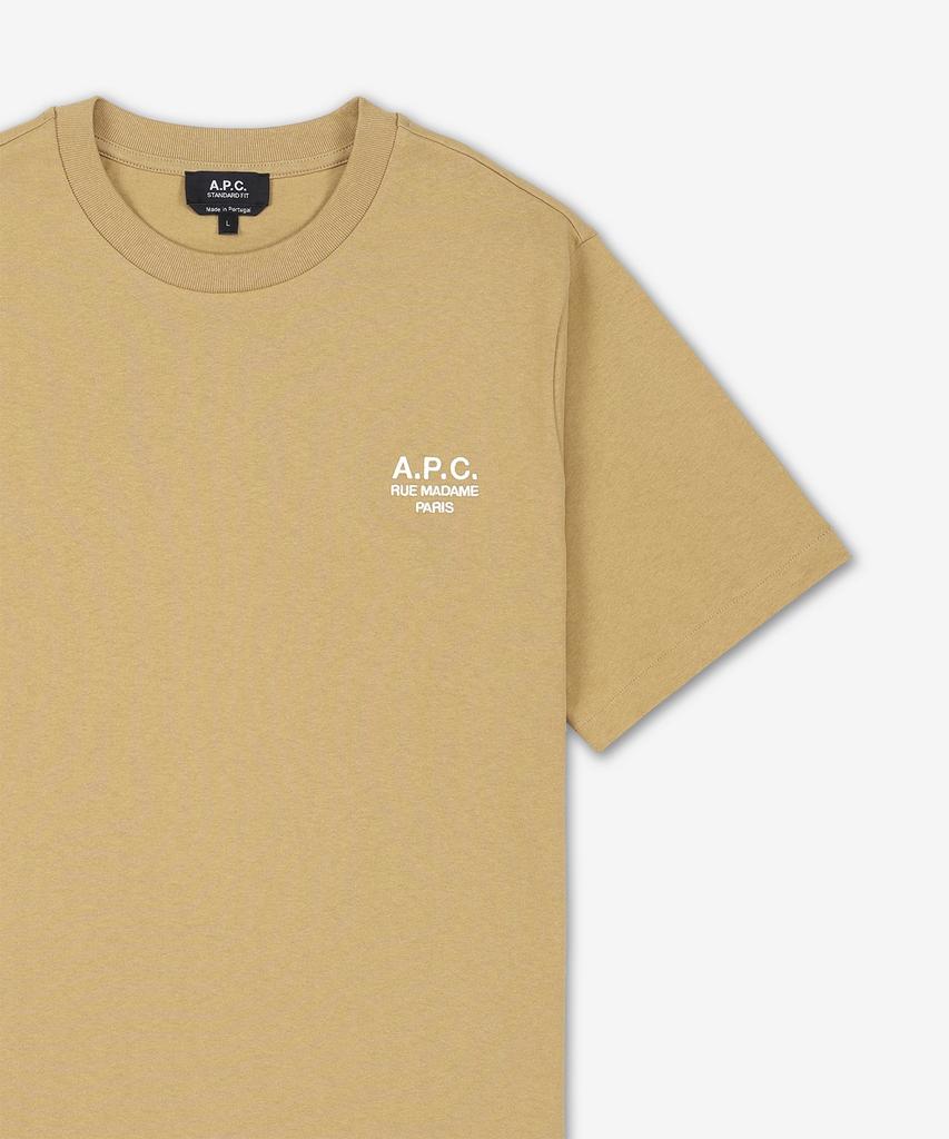 Apesse Lou Madame Standard Fit Short Sleeve T-Shirt - Dark Beige / Cohbum26388Tbl
