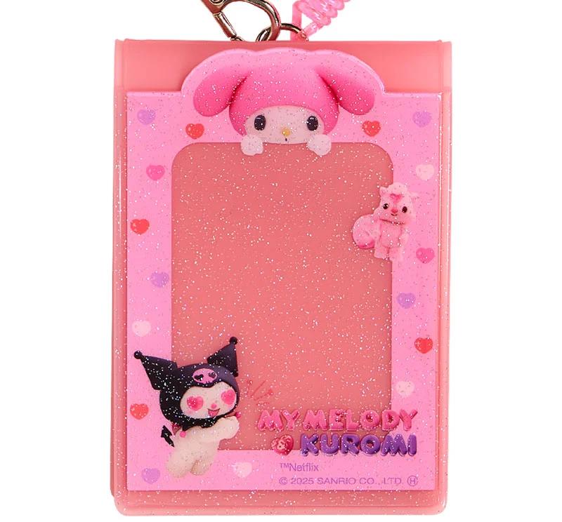 Sanrio My Melody & KUROMI My Melody Frame Pass Case Japan NEW