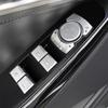 LHD RHD For Ford Explorer     Trim Auto Accessories-Metal Sliver Car Window Lifter Switch Button Cover Sticker