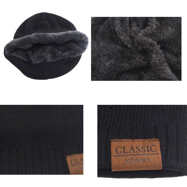 Warme dicke Herren Strickmütze Damen Wintermützen für Männer Skullies Beanies Totenkopfmütze Gorras Bonnet Sport Männliche Beanie Wintermütze Kappe