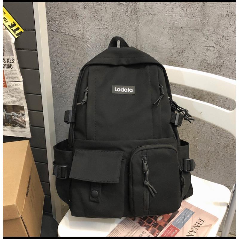 New Junior High School Student Schoolbag Harajuku Ulzzang College Style Backpack Computer Backpack O