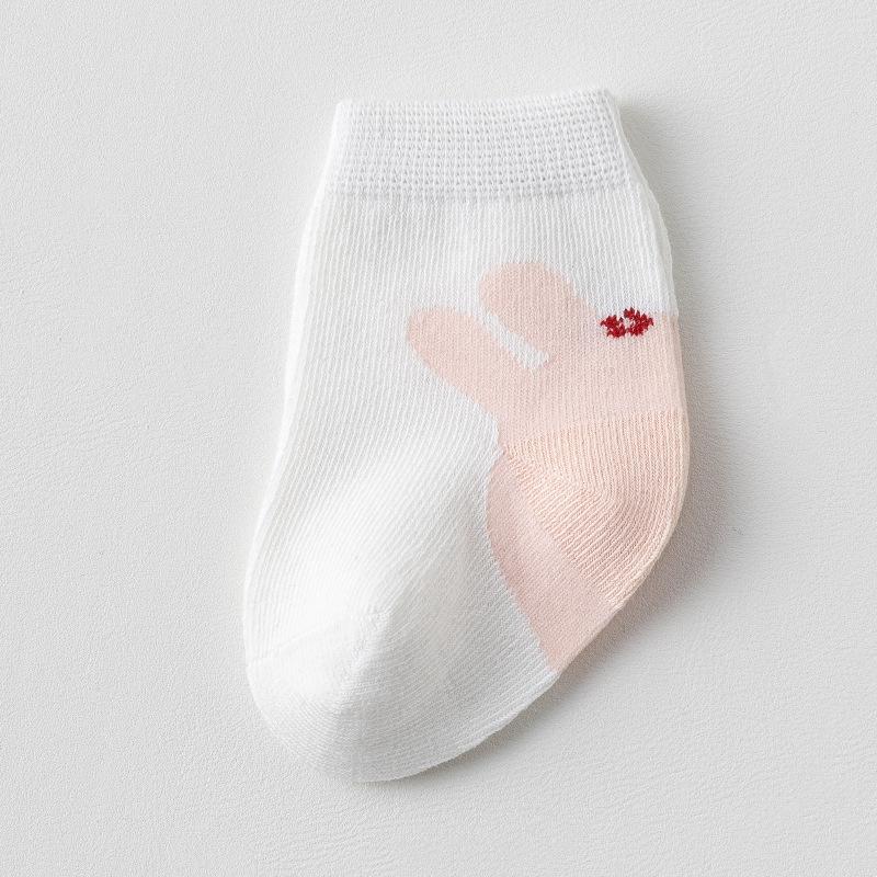 

Kids Sock Cartoon Children Cotton Socks Spring Autumn Middle Tube Sock Soft Breathable Girls Newborn Footwear L белый