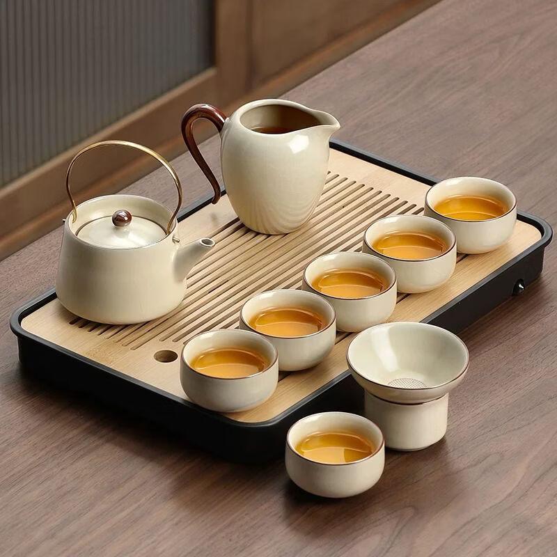 Anmu Ru Kiln Ceramic Kung Fu Tea Set
