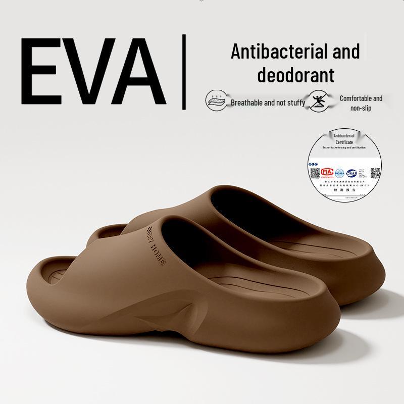 

Летние нескользящие сандалии и шлепанцы на толстой подошве для мужчин и женщин – Комфорт для ванной комнаты из ЭВА для дома 36-37 (fits 35-36) кофейный