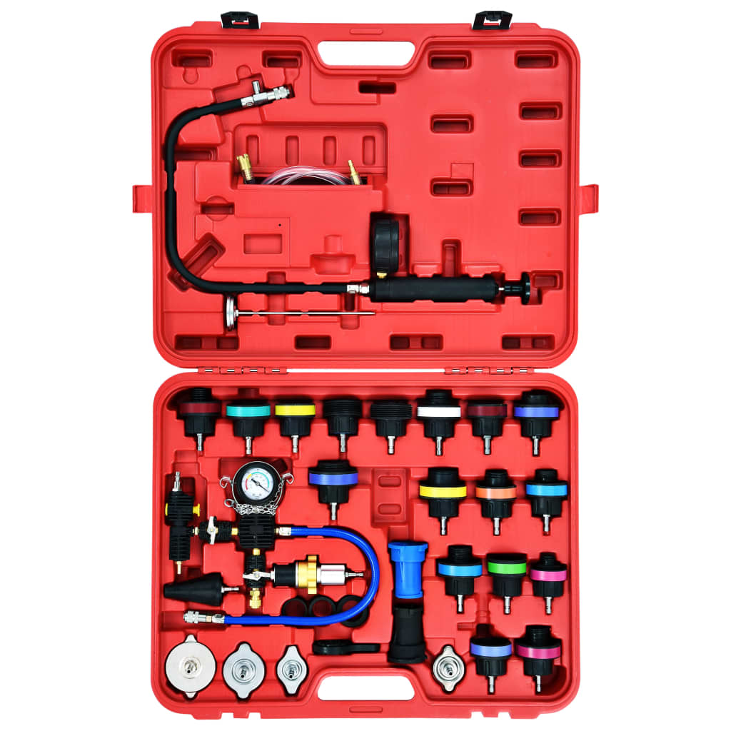 Vidaxl 28-Piece Cooling System Pressure and Temperature Tester