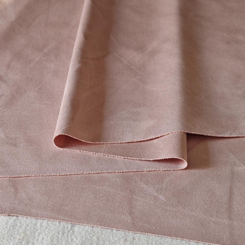Two-Sided Suede Fabric By The Meter For Sofa Cover Clothing Bag Lining Background Diy Seiwng Cloth Soft Comfortable White Pink
