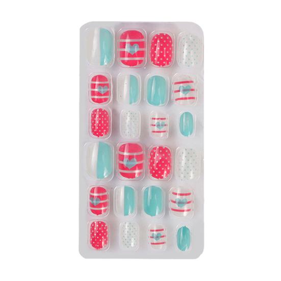 24 Teile/satz Nagel Tipps Zurück-kleber Verlängern DIY Praktische Weihnachten Künstliche Nägel Maniküre Dekoration für Dame